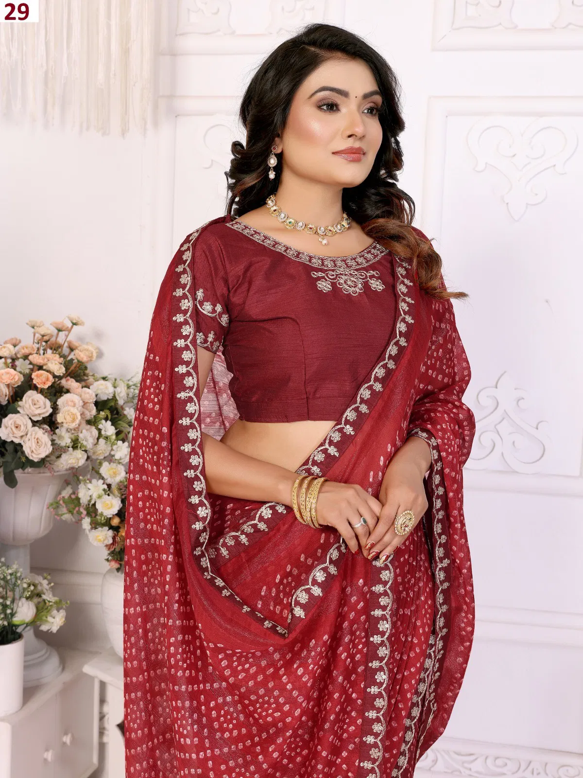 Prima 25 To 32 Chiffon Printed Saree Wholesale Clothing Distributors In India